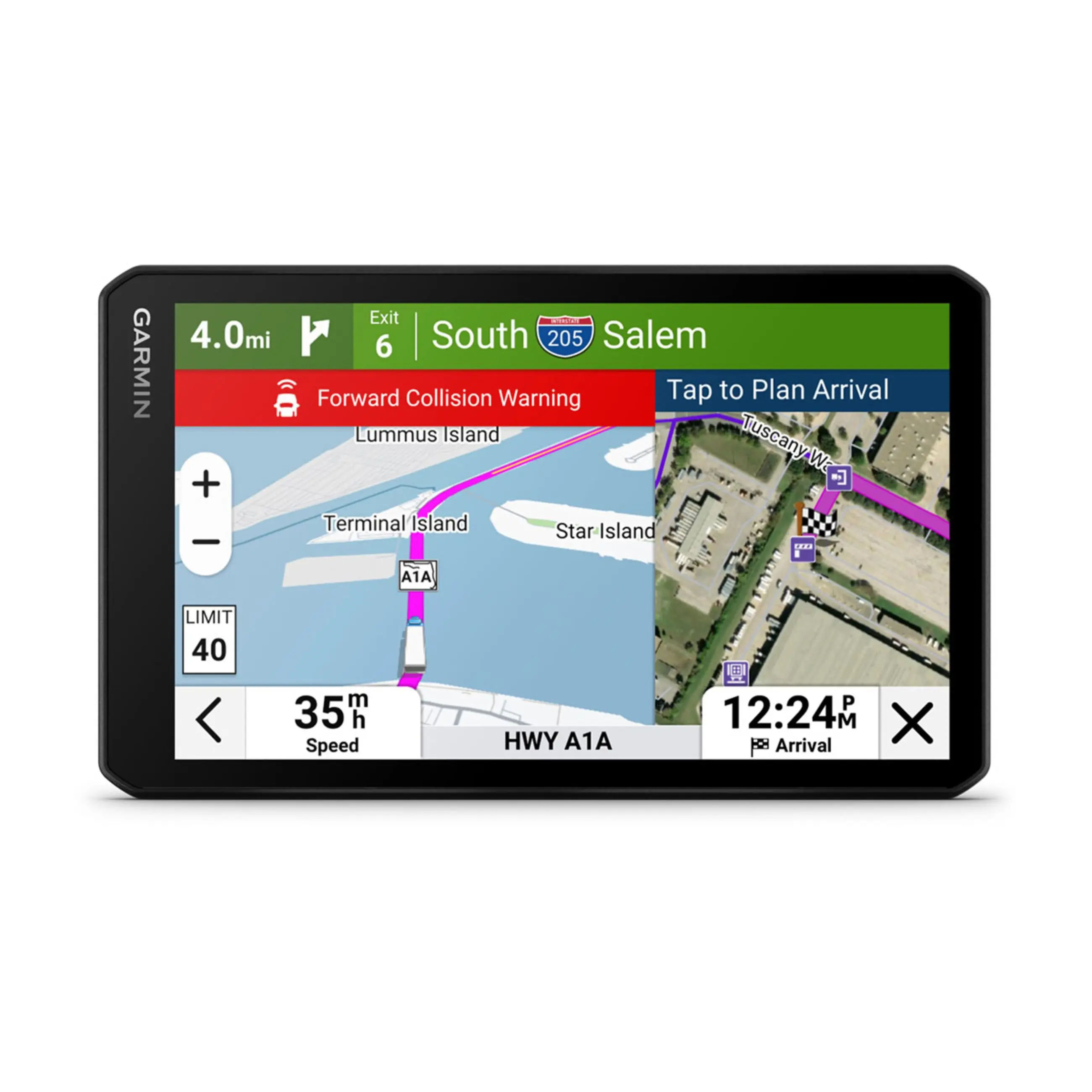 Garmin DēZlcam Otr725 | Truck Gps With Dash Cam