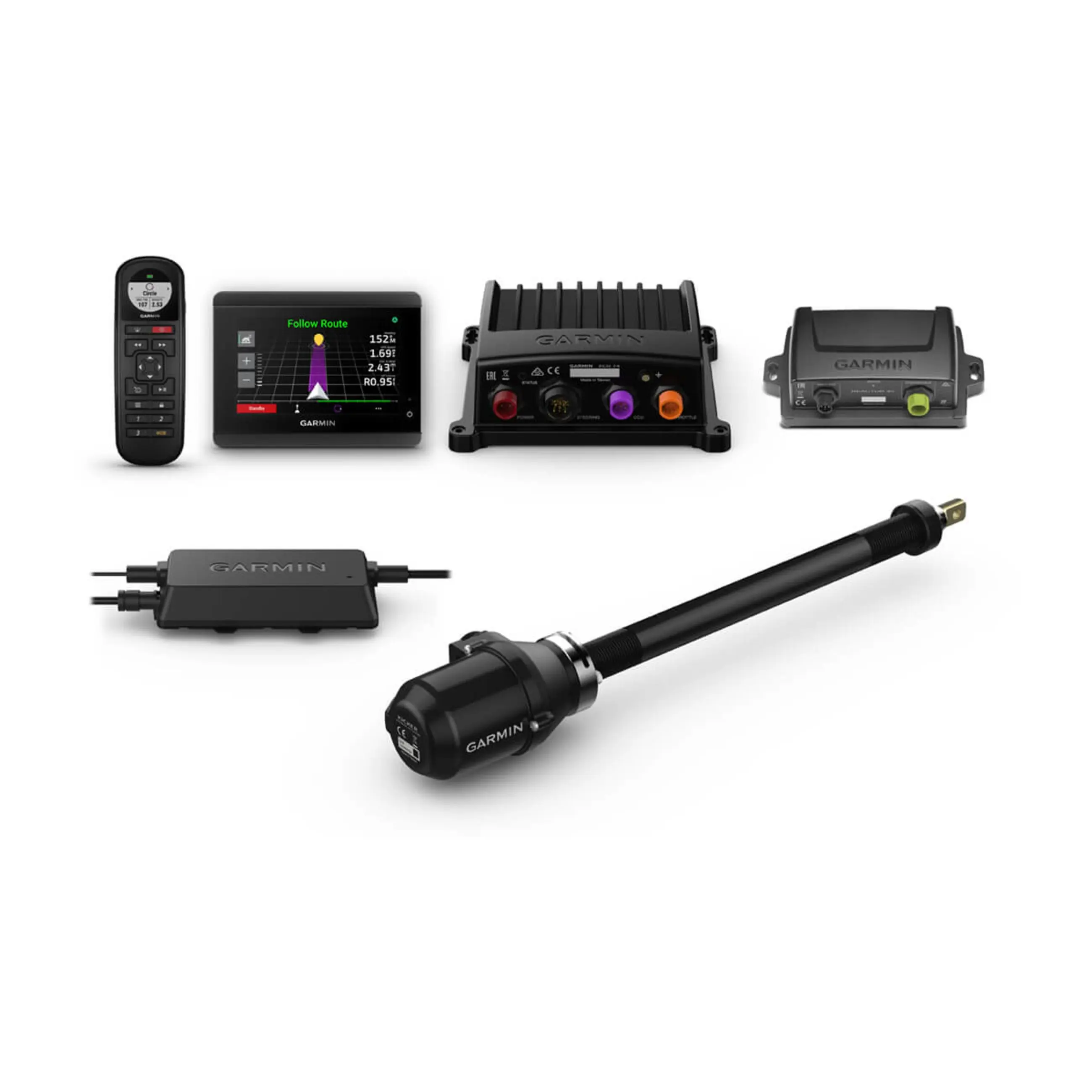 Garmin Reactor 40 Kicker Autopilot With Ghc 50 And Stainless Steel Tilt Tube