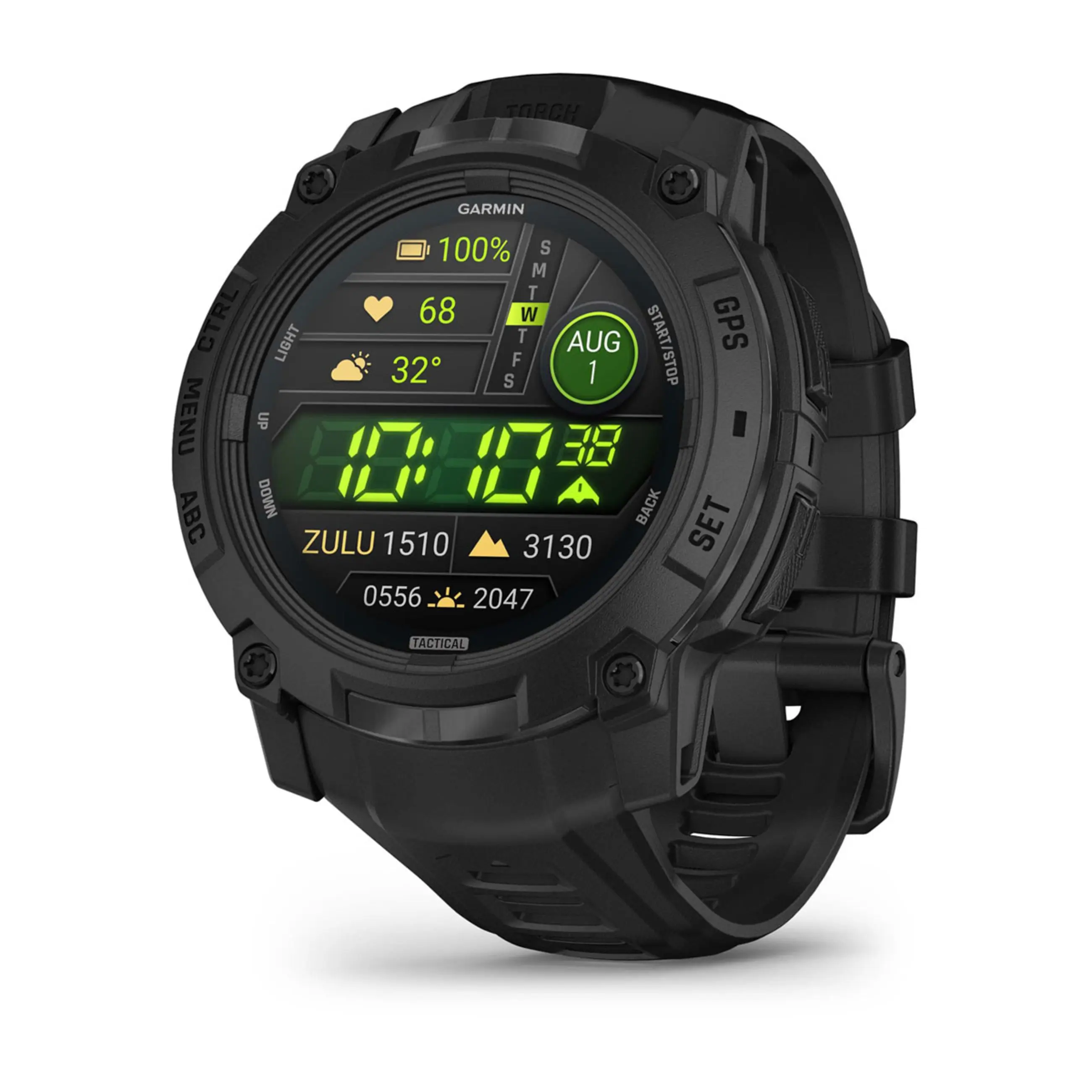 Garmin Instinct 3 Solar - Tactical | Rugged Smartwatch | 50 Mm